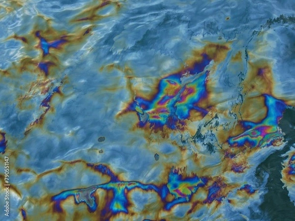 Obraz Ölverschmutzung auf Ozean