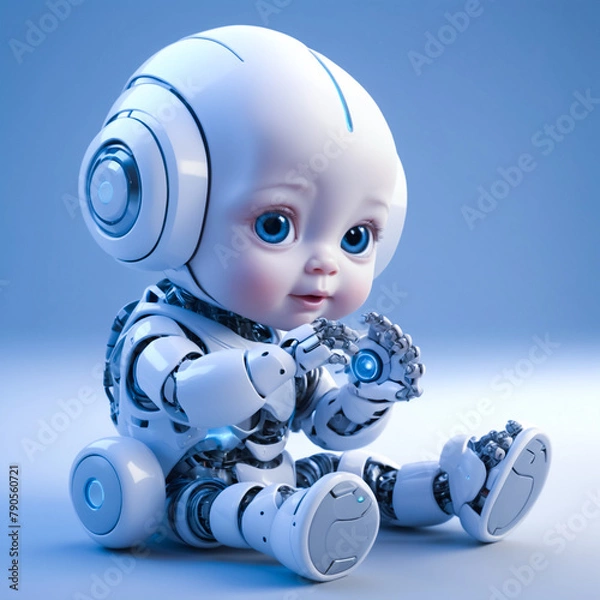 Obraz robot baby