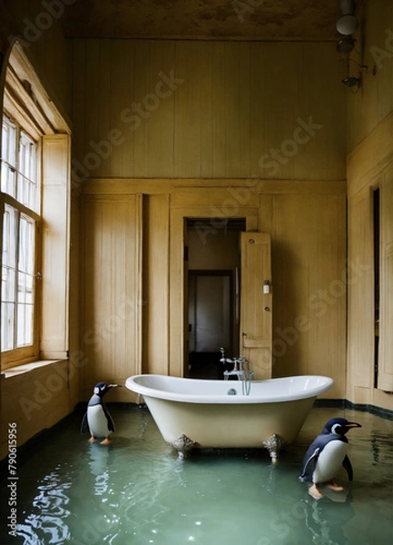 Obraz bathroom with shower