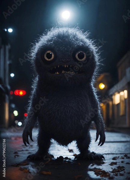 Obraz owl in the night