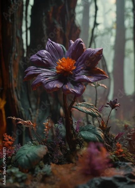 Obraz flower in the forest