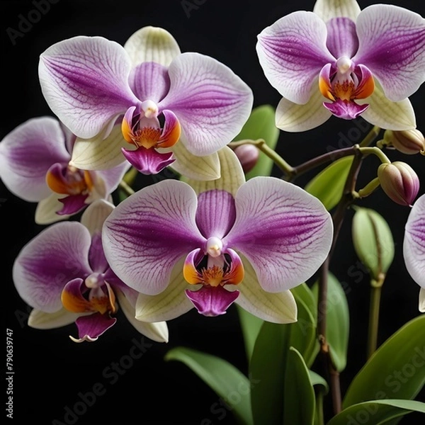 Obraz orchid on black