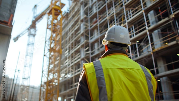 Obraz Construction site,건축현장,토목현장,