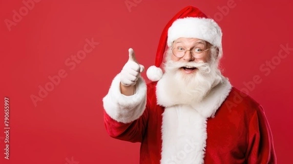 Fototapeta santa claus pointing at you