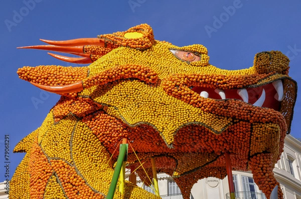 Obraz fête du citron menton