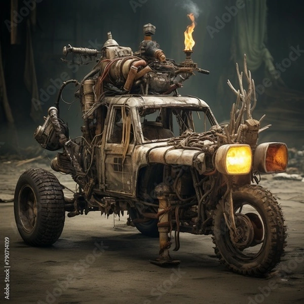 Obraz motorcycle on the road