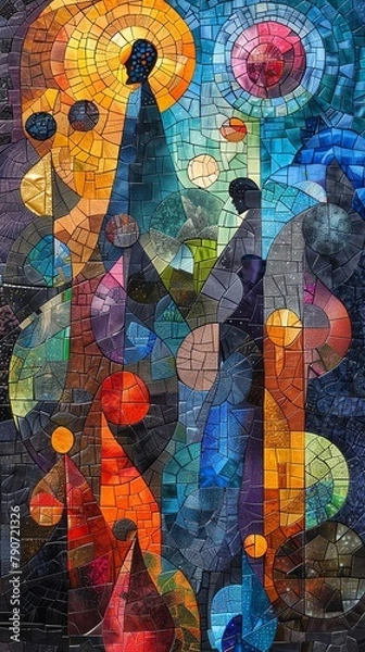 Fototapeta A depiction of interfaith dialogue and cooperation, promoting understanding and respect between different religions