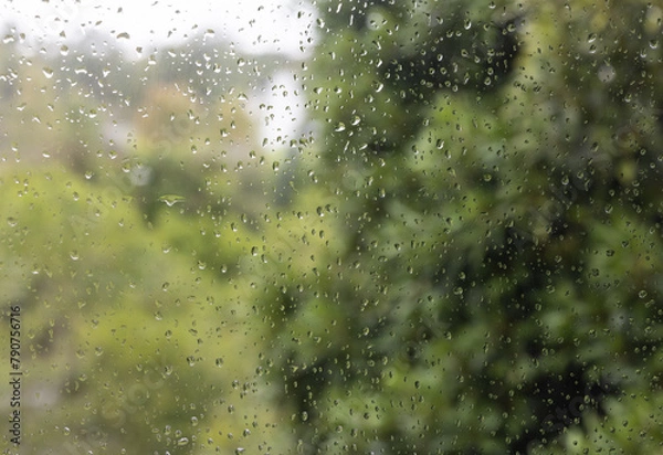 Obraz raindrops on the window