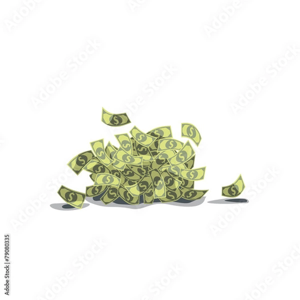 Obraz small pile of dollars