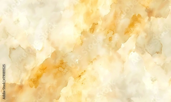 Obraz stunning photograph capturing the essence of a pale gold gentle abstract pattern watercolor illustration background