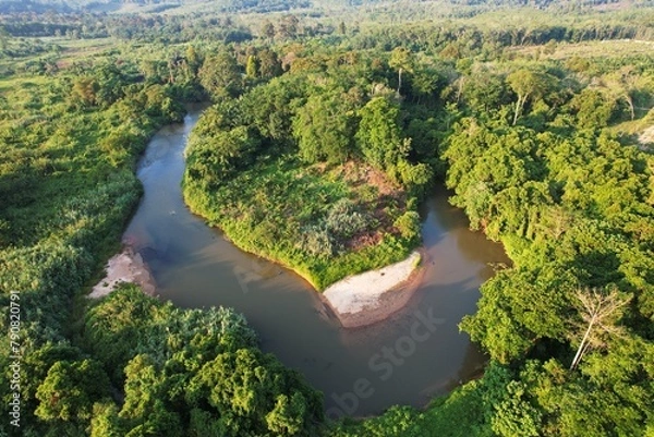 Obraz Horse shoe river flow