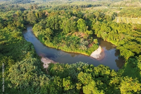 Obraz Horse shoe river flow