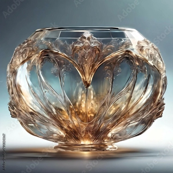 Obraz Harmonious Serenity: The Transparent Essence of Luxury