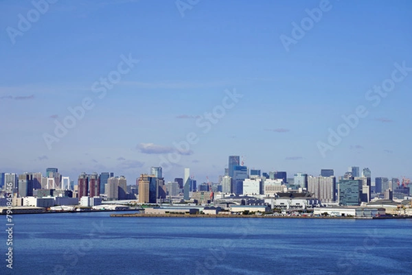 Fototapeta 東京湾岸エリアの風景（お台場・六本木方面）
