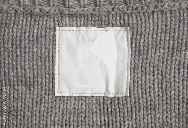 Fototapeta clothes with label tag