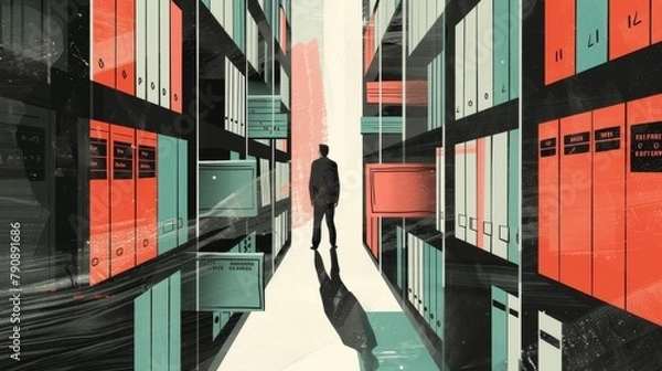 Fototapeta Freedom of Information Archives: Upholding the Publics Right to Know and conceptual metaphors of Lifting the Veil on Government Operations