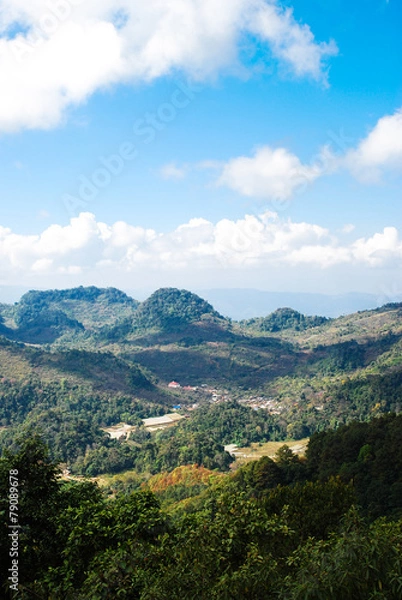 Fototapeta mountain landscape