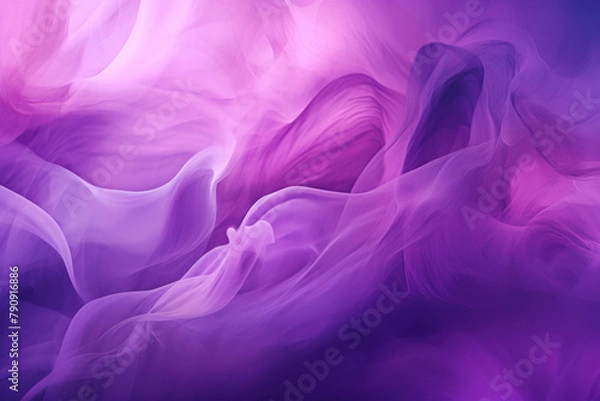 Fototapeta Ethereal Flowing Purple Abstract Background