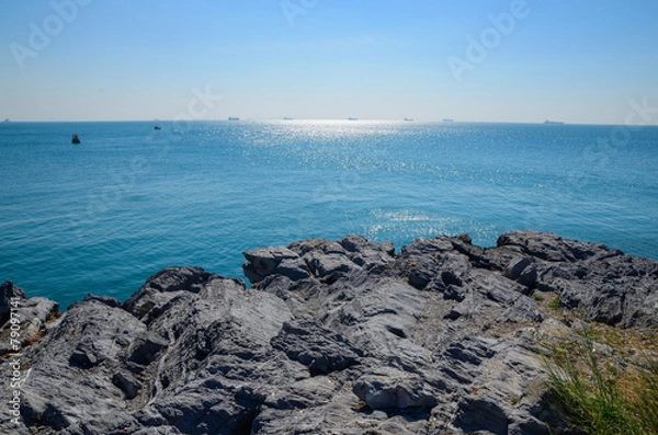 Obraz Wide angle view on seascape
