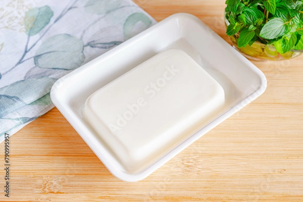 Fototapeta 手作りの杏仁プリン