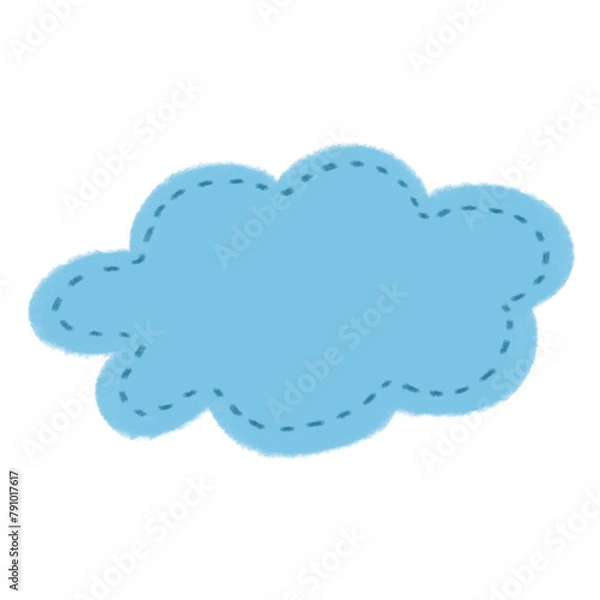 Obraz cloud embroidery