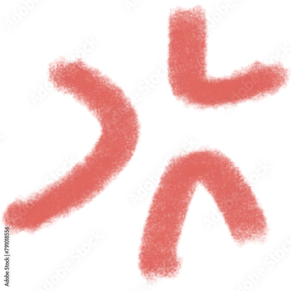 Obraz angry symbol cartoon material doodle