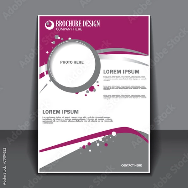 Obraz Vector presentation of business poster