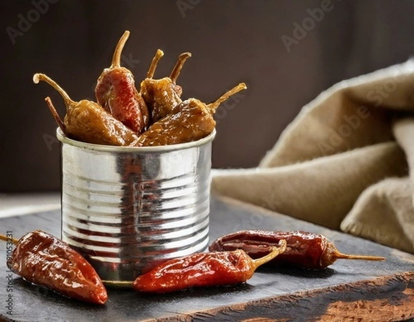 Obraz jalapeños enlatados.