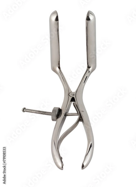 Obraz Cutout medical rectal mirror