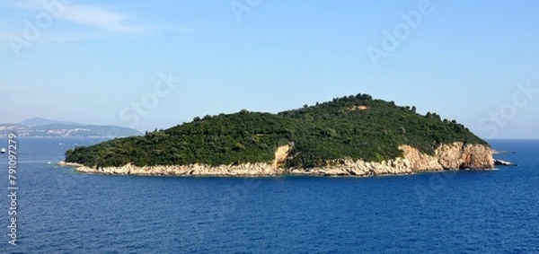 Fototapeta Lokrum at Dubrovnik.