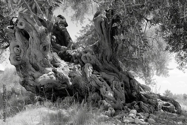 Obraz Old olive tree