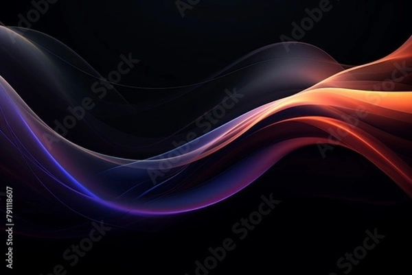 Obraz Elegant Abstract Dark Background	