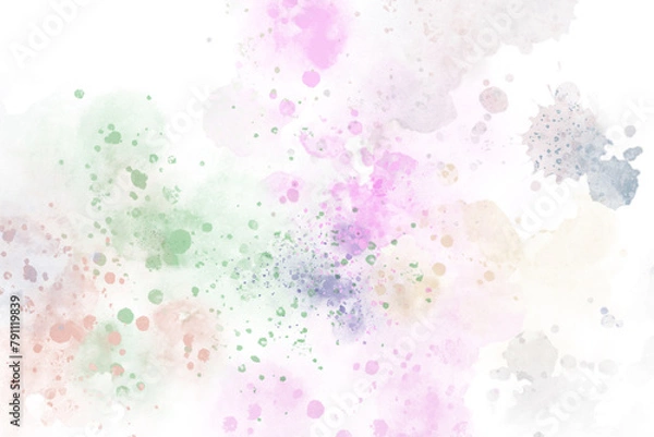Fototapeta 水彩画の背景