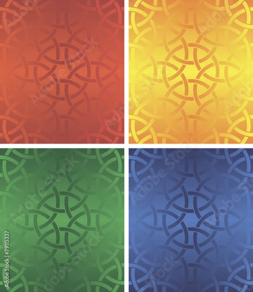 Obraz Seamless pattern four colour