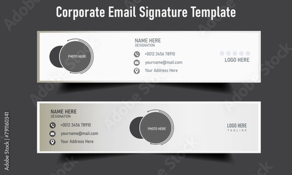 Obraz Corporate email signature