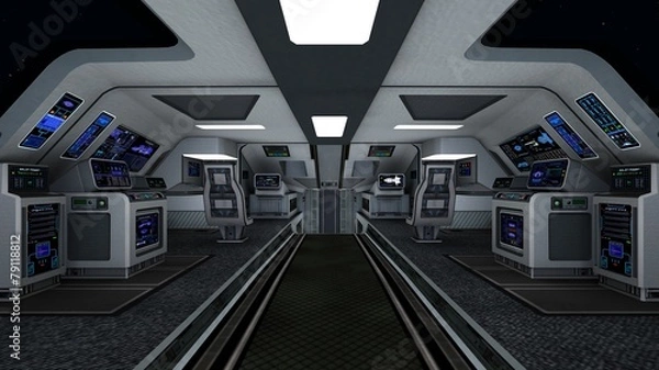 Fototapeta 宇宙船内