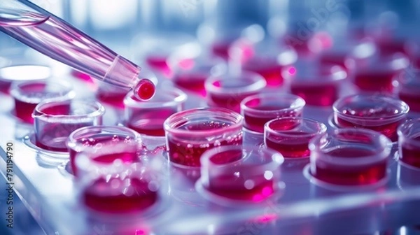 Fototapeta  the use of stem cell therapy in treating various medical conditions and injuries,