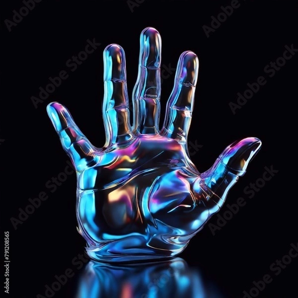 Obraz hand with drops