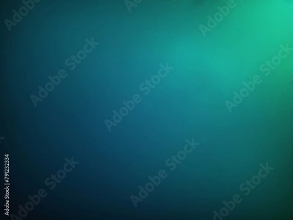 Fototapeta blurry blue green abstract gradient background