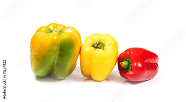 Obraz sweet pepper isolated on white background