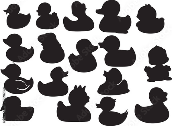 Fototapeta Print Lavar duck EPS; Lavar duck Silhouette; Lavar duck; Lavar duck Bundle; Lavar duck  EPS; Digital Download