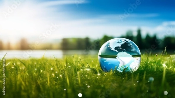 Obraz green planet earth