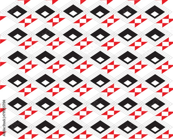 Fototapeta seamless geometric pattern with squares