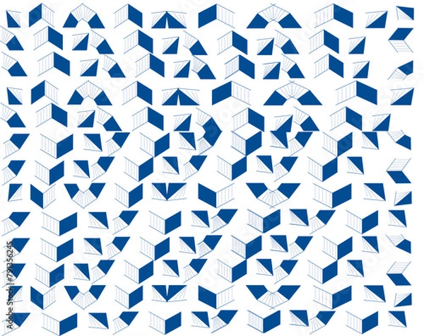 Fototapeta seamless geometric pattern with triangles