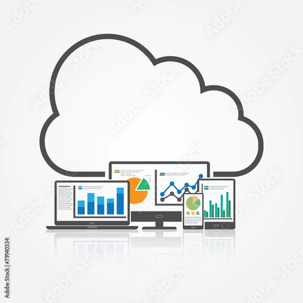 Obraz Analyzing Big Data with Cloud Technology