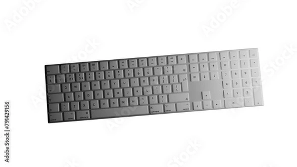 Fototapeta computer keyboard isolated on white