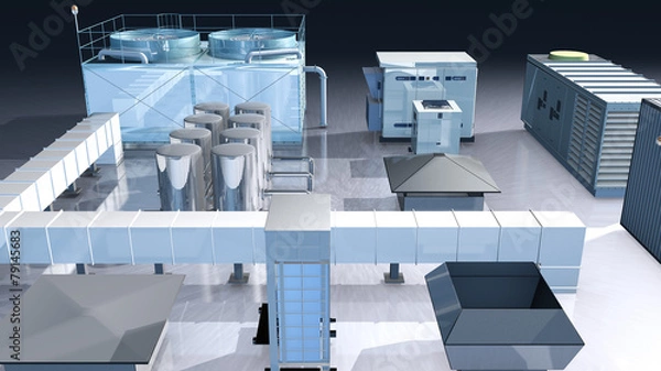 Fototapeta Dachlandschaft