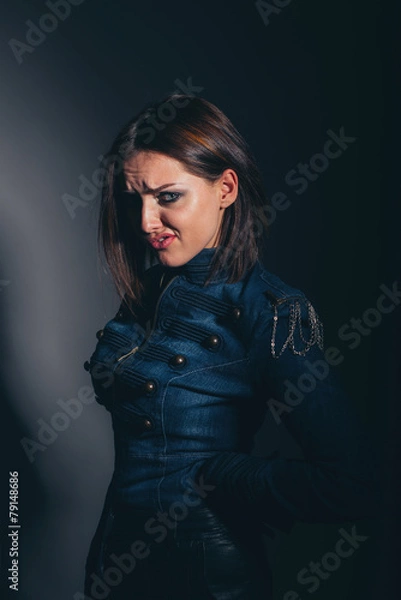 Obraz удивленная девушка