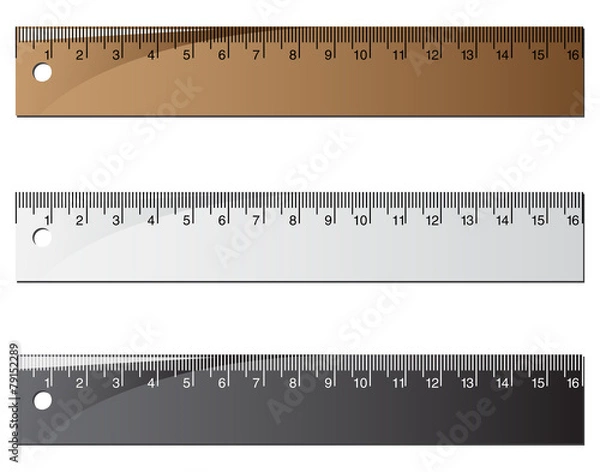 Fototapeta ruler 3