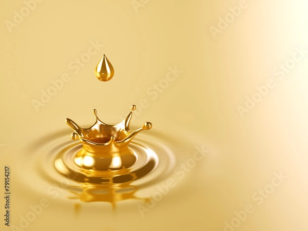 Obraz Gold Crown Splash